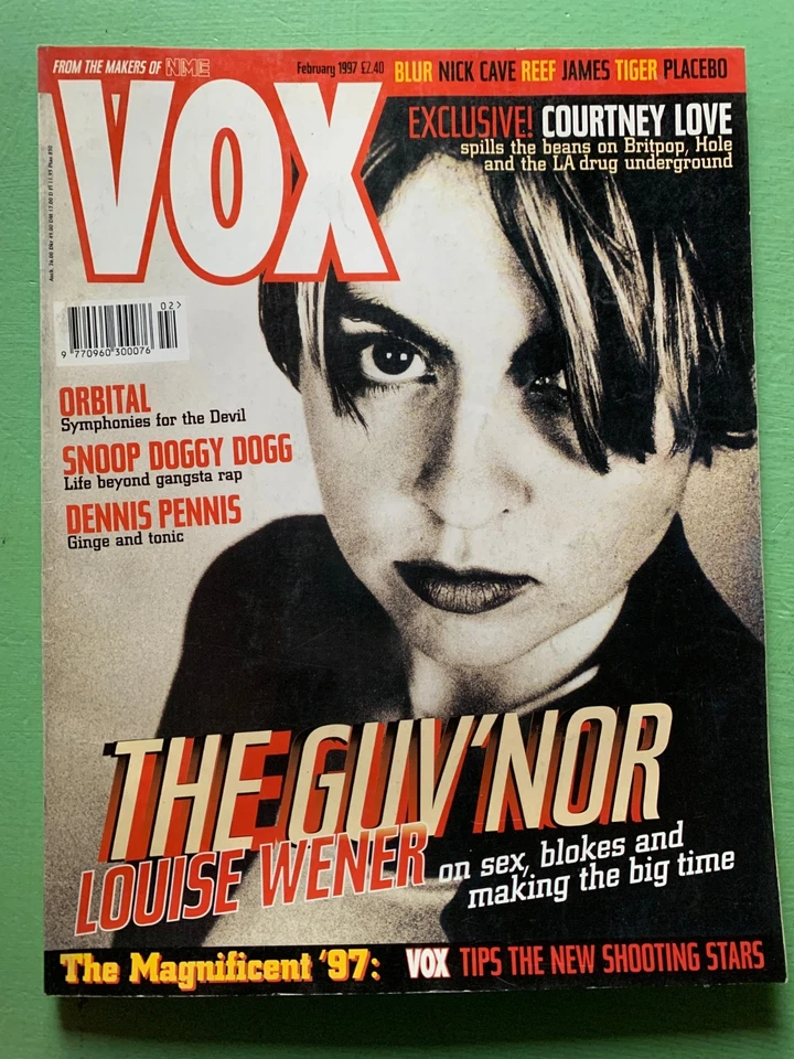 VOX February-1997 SLEEPER James Courtney Love Placebo Nick Cave Reef Snoop Dogg - Image 1 of 2