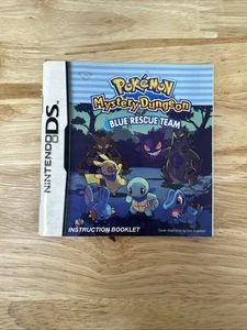 Pokemon Mystery Dungeon Blau Rettungsteam Nintendo DS Anleitung - Bild 1 von 4