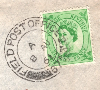 GB FORCES USADO HONG KONG Cubierta FPO.67 Policía Militar de Singapur 1961 XH305 Foto 1 de 4