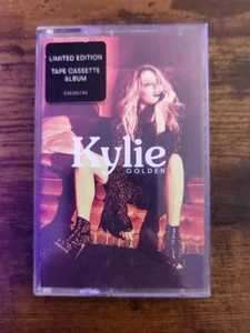 Kylie Minogue Golden Limited Edition Glitter Cassette Tape - Picture 1 of 4