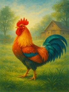 Chicken Farm Rustic Cattle Cowboy High Quality Canvas/Photo Paper PA73 - Picture 1 of 6