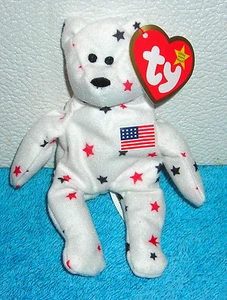 MCDONALD'S TY TEENIE BEANIE GLORY THE BEAR 1999 - Picture 1 of 1