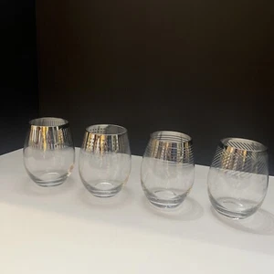 Mikasa 5161259 19.5 Oz Steamless Glasses Metallic Ombré 4 - Picture 1 of 13