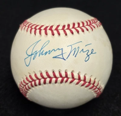 JOHNNY MIZE Signed Official MLB Baseball-HOF-NEW YORK YANKEES-PSA - Image 1 of 4