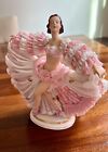 *Rare Vintage Dresden Lace Porcelain Flamenco Dancer Figurine Made In Germany