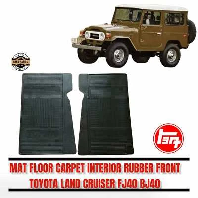 APTO PARA TOYOTA LAND CRUISER FJ40 BJ40 ALFOMBRILLA ALFOMBRILLA DE GOMA ALFOMBRILLA DELANTERA Foto 1 de 3