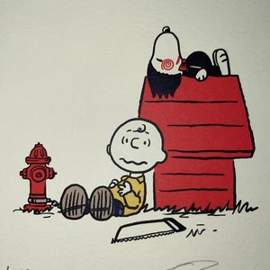 PEANUTS CHARLIE BROWN - Halloween LTD. ED. #'D SOLD OUT PRINT (by: Raid71)  - Picture 1 of 5