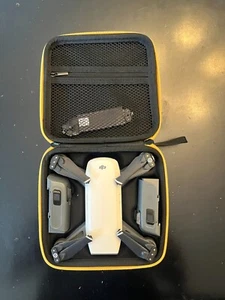 DJI Spark Portable Mini Drone - Alpine White With Remote, 3 Batteries, Case - Picture 1 of 5
