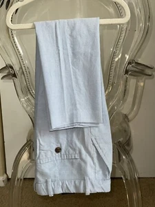 H&M Light Blue Boys Slim Fit Suit Pants Size 6-7 - Picture 1 of 5