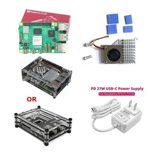 Raspberry Pi 5 Kit 4GB/8GB RAM BCM2712 Processor 2.4GHz Quad-Core 64-Bit G5B01 - Picture 1 of 6