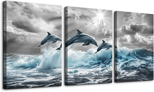 Canvas Wall Decor for Living Room Large Wall Art for Bedroom Black and White Wal - Picture 1 of 6