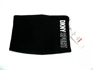 DKNY SPORT Exploded Sport Outline Logo Tube Top Black XS - Picture 1 of 3