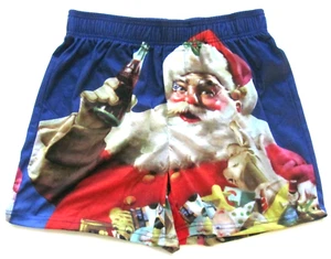 Coca Cola Herren Santa Boxershorts & Truck Geschenkset - Größe Small 28-30" - Bild 1 von 3