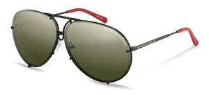 PORSCHE DESIGN Sunglasses P 8478 C. Matte Black w/ Red 2021 Travel Capsule 69mm - Picture 1 of 8