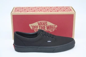 UNISEX VANS ERA CORE CLASSIC AUTHENTIC BLACK/BLACK VN000OFKBKA SKATE SHOE - Picture 1 of 8