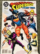 DC Comics Superboy #21 1994 Used Very Good +Sleeve/Board