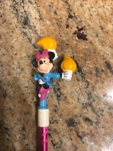Disney Vintage 1990s Applause Minnie Mouse Pencil Topper - Picture 1 of 3