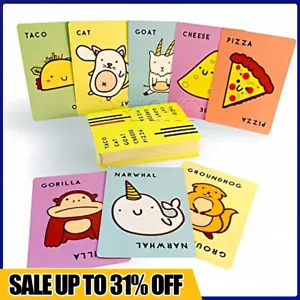Taco Cat Goat Cheese Pizza | Card Game| Family Fun Party Toy - Picture 1 of 13