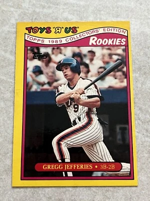 1989 Topps Toys R Us #15 Gregg Jefferies RC Rookie MLB New York Mets - Image 1 of 2