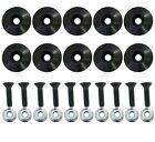 Black Body 1in Washers with flush head bolts Recessed 1" 10 pack