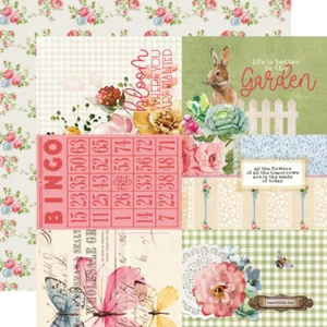 Simple Stories - Simple Vintage Spring Garden - 12x12 Scrapbook Paper - 4X6 Elem - Picture 1 of 1