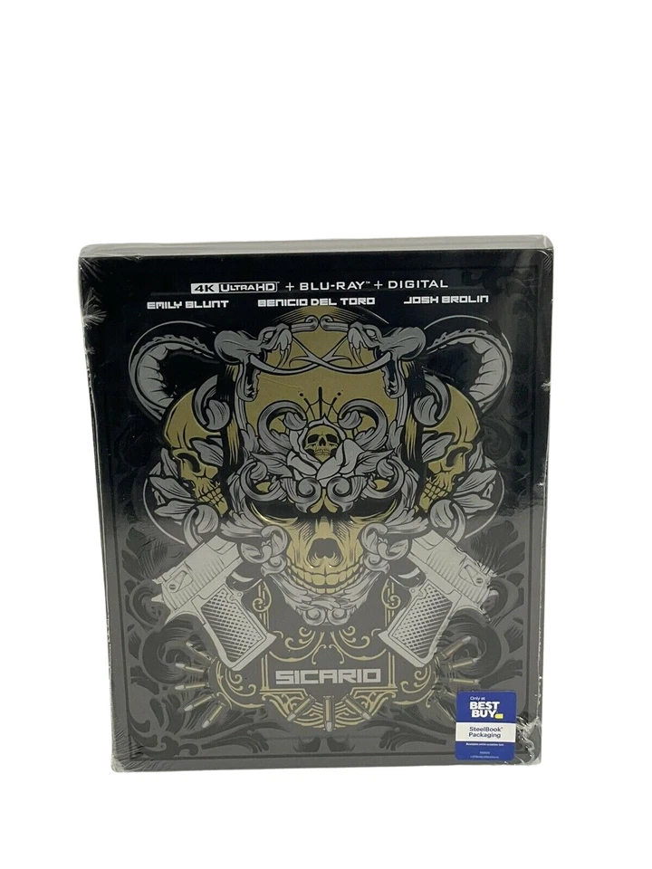 Sicario (4K Ultra HD + Blu-ray + Digital Copy, 2015, SteelBook Edition)