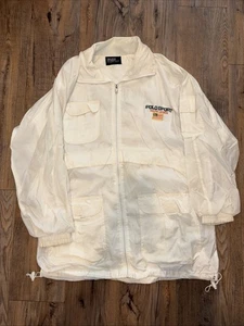 Vintage Polo Sport Ralph Lauren Mens XL Rain Jacket Fleece Lined Blue 90s Preppy - Picture 1 of 9