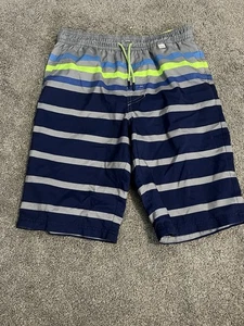 Cat & Jack Grey, Green,  and Blue Swimsuit, Size Youth XL (16) - Picture 1 of 3