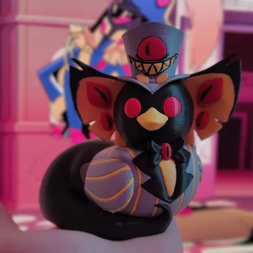 Hazbin Hotel and Helluva Boss Pato Figura Resina Foto 1 de 4
