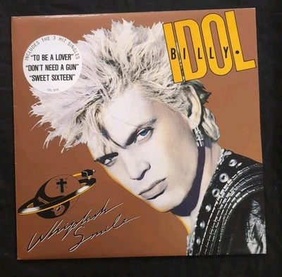 BILLY IDOL- WHIPLASH SMILE - Vinyl LP + Inner CDL1514 VG+/VG+ P312 - Image 1 of 4