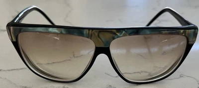 Gafas de sol vintage años 80 Laura Biagiotti negras P-760 con estuche Foto 1 de 4