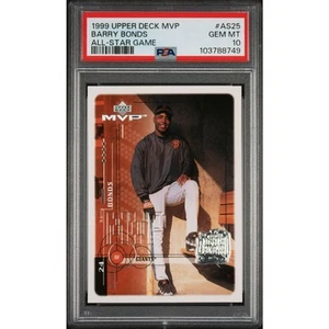 1999 Upper Deck MVP All-Star Game #AS25 Barry Bonds PSA 10 SF Giants - Pop 1 - Picture 1 of 3