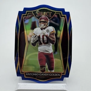 2020 Panini Select #183 Antonio Gandy-Golden Blue Prizm Die Cut RC - Picture 1 of 2
