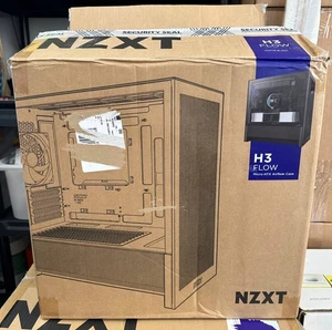 NZXT - H3 Flow Micro-ATX High-Airflow PC Case - Black - Picture 1 of 6
