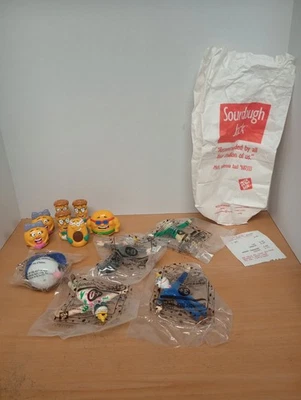 Lote de juguetes de comida Jack in the Box vintage mixtos y diversos Foto 1 de 4