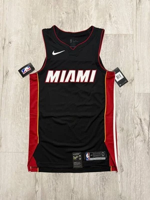 MIAMI HEAT NBA AUTHENTIC BASKETBALL BLANK JERSEY NIKE VAPORKNIT MENS SIZE S 40 - Image 1 of 4