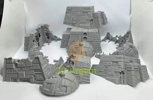 StarShip Wreckage Terrain Space Grimdark D&D scifi 28mm wargame - Picture 1 of 12