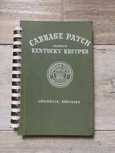 Cabbage Patch Cookbook-Famous Kentucky Recipes-Louisville, KY-1956 HB - Picture 1 of 14