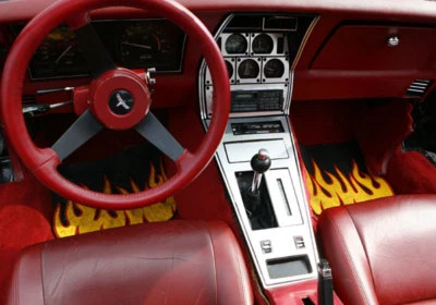 INTERIOR ALUMINIO PLATA TABLERO MOLDURA AJUSTE CHEVROLET CORVETTE C3 1977 1978 1979 1980 Foto 1 de 4