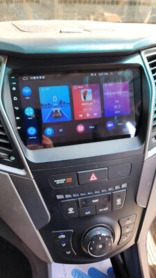 For Hyundai Santa Fe IX45 2013-2018 9" Android 15 CarPlay Car GPS Stereo Radio - Image 1 of 4