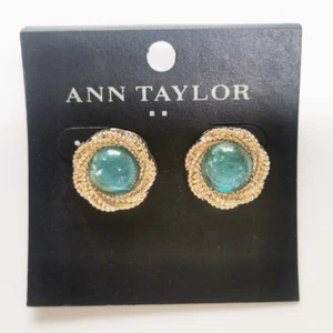 New 16mm Ann Taylor Acrylic Round Stud Earrings Gift Fashion Women Party Jewelry