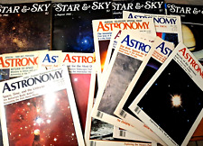 ASTRONOMY and Star & Sky Magazine Lot of 19 Issues (1980 to 1989) Space Science 