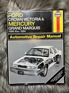 Ford Crown Victoria & Mercury Grand Marquis 1988-1994 Haynes Repair Manual 2105 - Picture 1 of 2