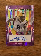 BJ OJULARI 2023 Leaf Vivid TECHNICOLOR PURPLE CRYSTAL  1/2 Cardinals