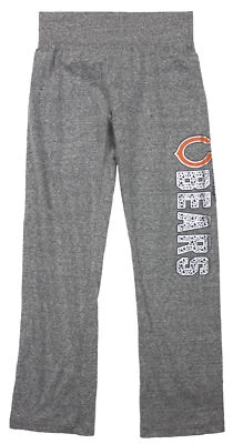NFL Fútbol Jóvenes Niñas Chicago Bears Moda Pantalones de Salón, Gris Jaspeado Foto 1 de 2