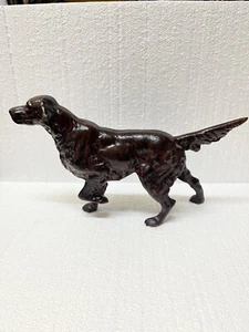ANTIQUE VINTAGE Springer Spaniel Irish Setter POINTER DOG Hubley Voss ? - Picture 1 of 17