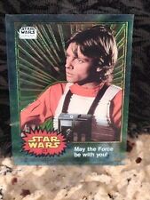Vintage 1999 Topps Star Wars Chrome Archives #C1 ClearZone Luke Skywalker Card