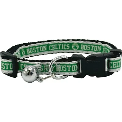 Pets First NBA Satin Cat Collar Breakaway Collar with Bell One Size Pet Collar - Image 1 of 4