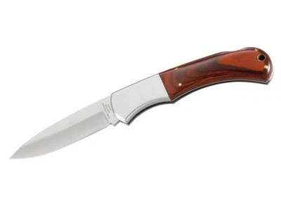 HERBERTZ POCKET KNIFE / BACK LOCK / LANYARD HOLE / PAKKA WOOD * NEW ** - Image 1 of 2