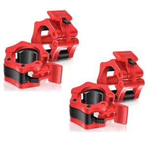 4x Lockjaw Clips 25mmn Barbell Locks Collars Olympic Barbells Muscle Clamp Bar - Picture 1 of 12